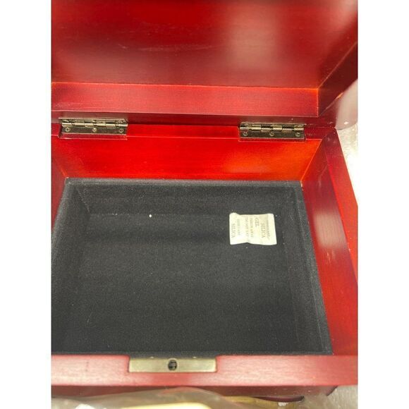 Home Accents Lifestyle Mahogany Finish Jewelry Box - Picture 3 of 4